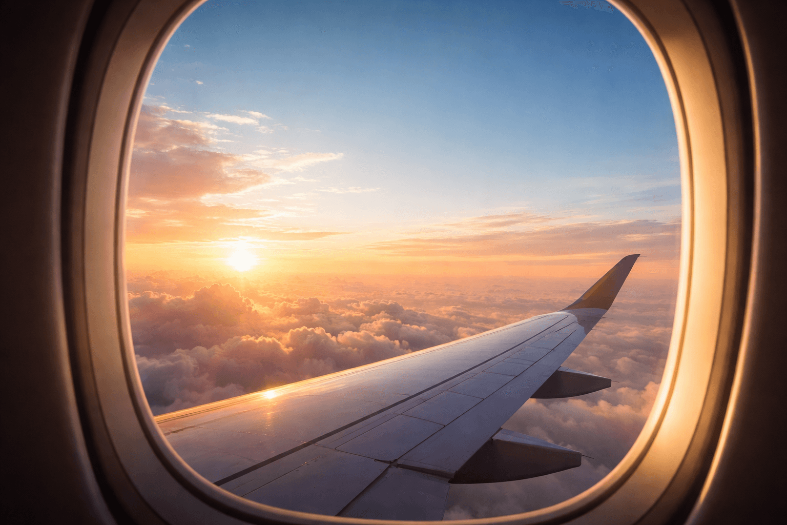 Traveler overlooking a destination with instant data ready